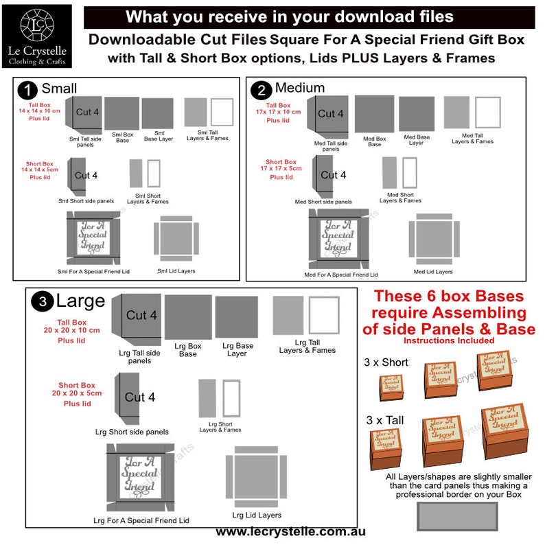 Square Gift Box /file Svg Box Cricut/square Box Template/boxes Svg ...