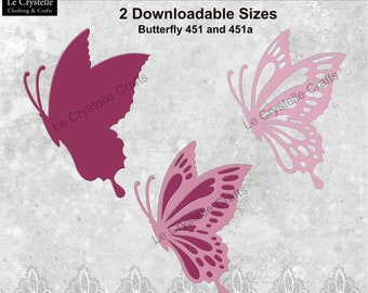 SVG cut file Butterfly/butterfly template/svg butterfly/butterfly layered svg/butterfly for cricut and silhouette -451