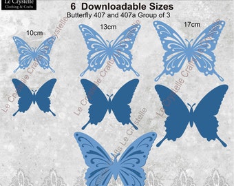 Fichier coupe SVG Butterflygroup/butterfly template/svg butterfly/butterfly layered svg/butterfly for cricut and silhouette -407group