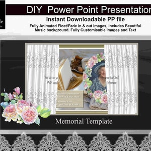 Memorial slide show Presentation Template/video/Power Point/Memories/Memorial Program/Slide Show/Animated/Memory Slide Show