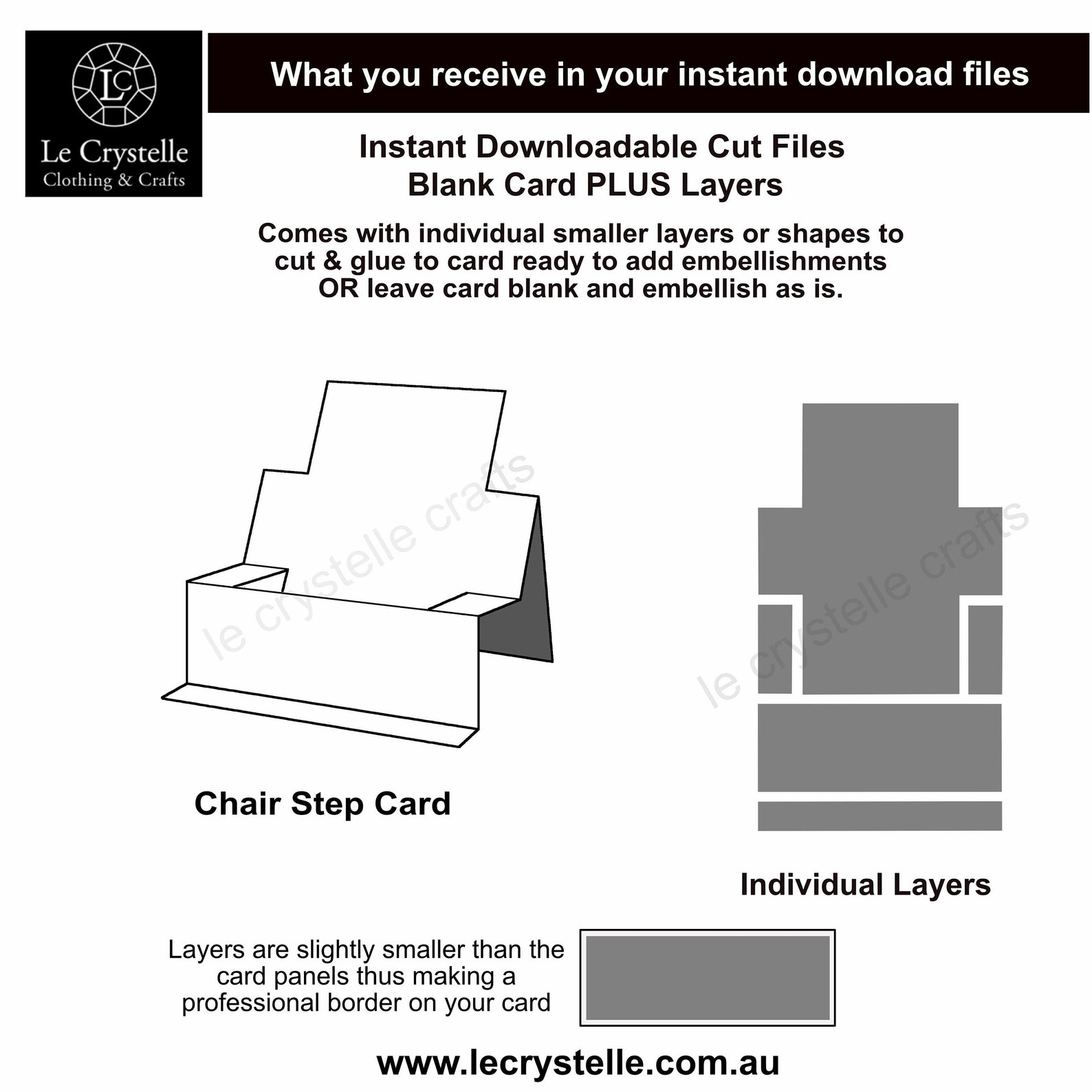 SVG Cut File Card/chair Step Card/step Card Template/svg Cards/folding ...