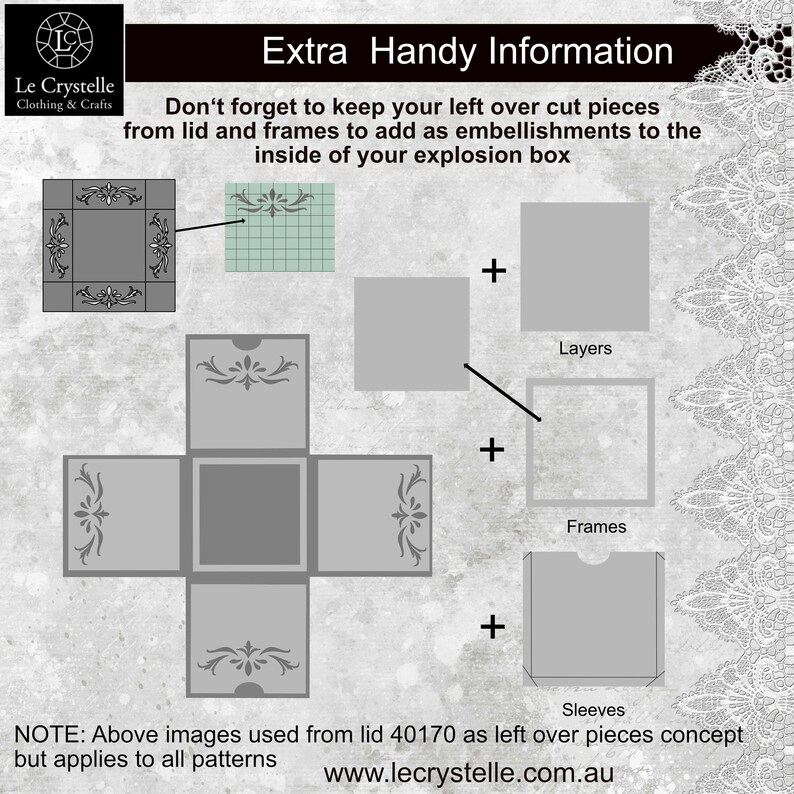 Explosion Box/svg Cut File 10060/exploding Card Template/svg - Etsy
