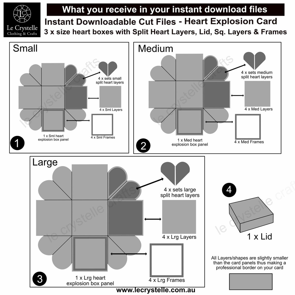 Heart Printable Explosion Box Template Printable Templates Heart Printable Explosion Box Template Printable Templates