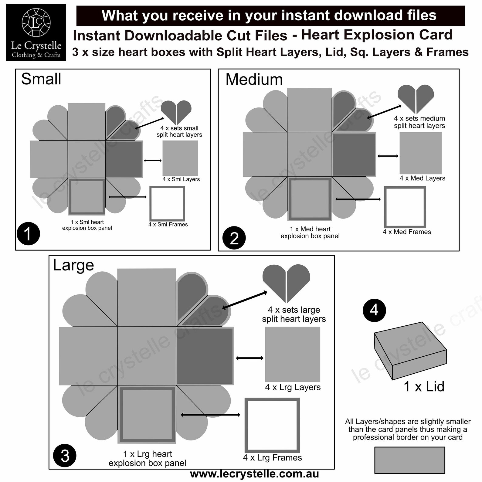 Svg Heart Explosion Boxcut Fileexploding Card Templatesvg Etsy