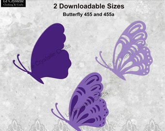 SVG cut file Butterfly/butterfly template/svg butterfly/butterfly layered svg/butterfly for cricut and silhouette -455
