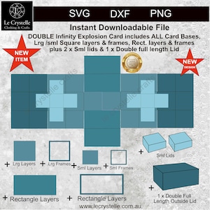 Victorian Exploding Picture Box Kit - MEDIUM - ATC Size Panels