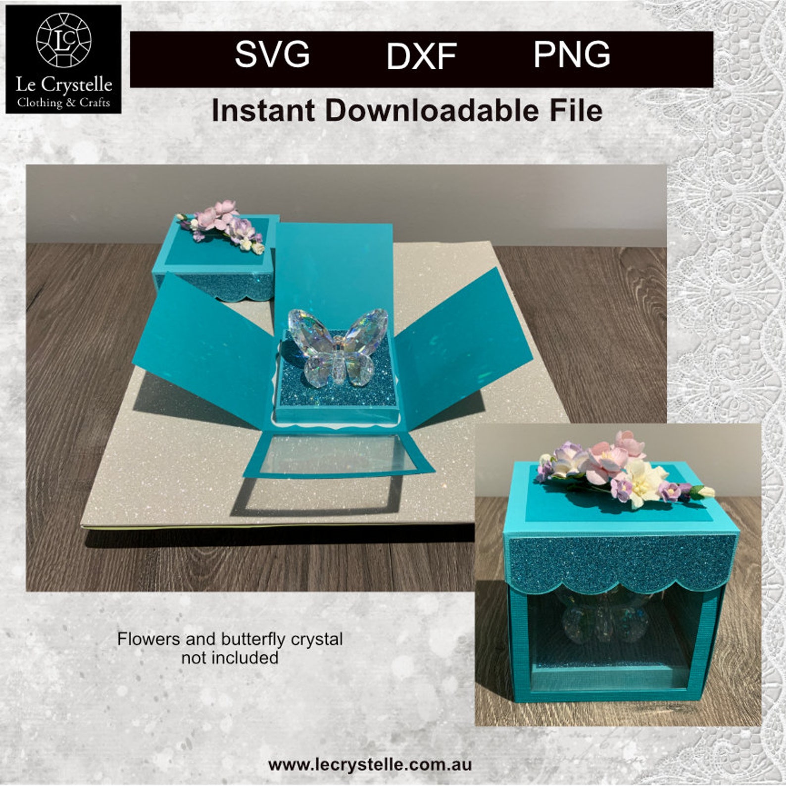 Explosion Box With Platform SVG /cut File/exploding Card Template/svg ...