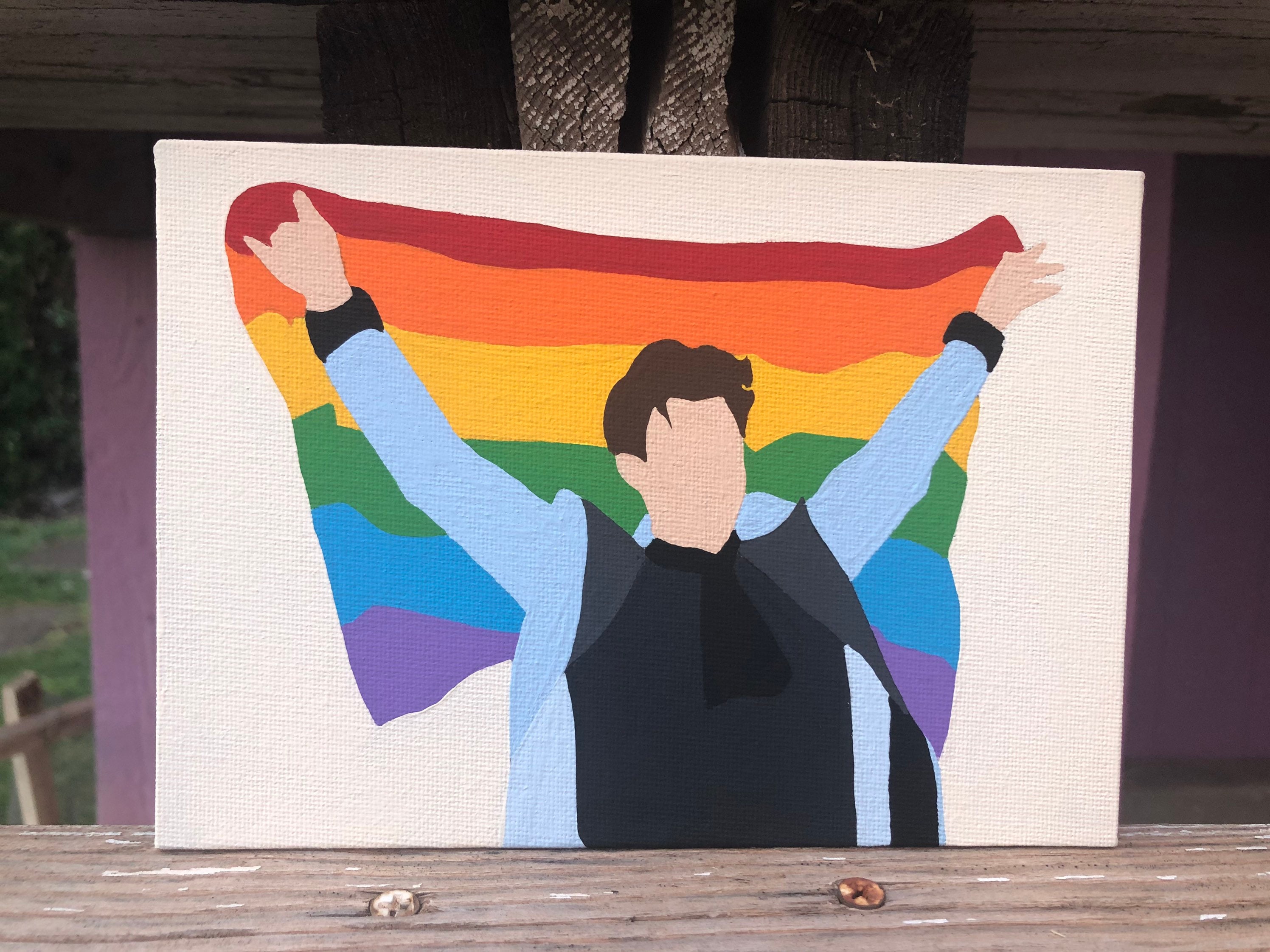 Painting Harry Styles Painting Art & Collectibles Acrylic