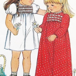 Butterick Toddlers Robe smocked
