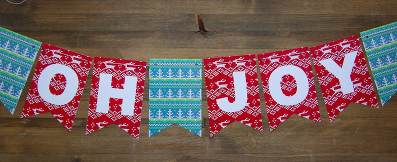 Oh Joy Bunting for Christmas Printable image 3