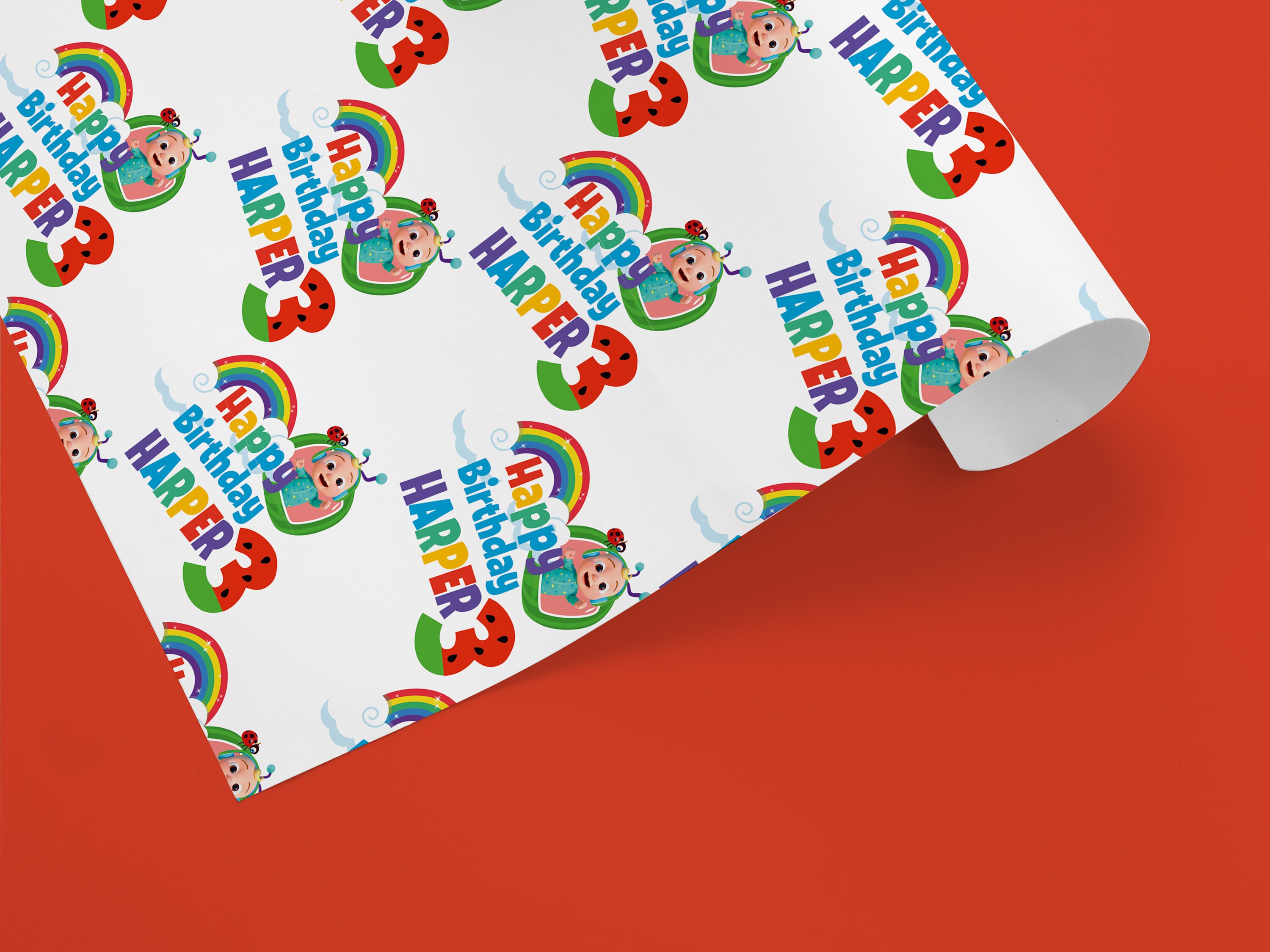 Personalised Wrapping Paper Gift Wrap Customised Etsy UK