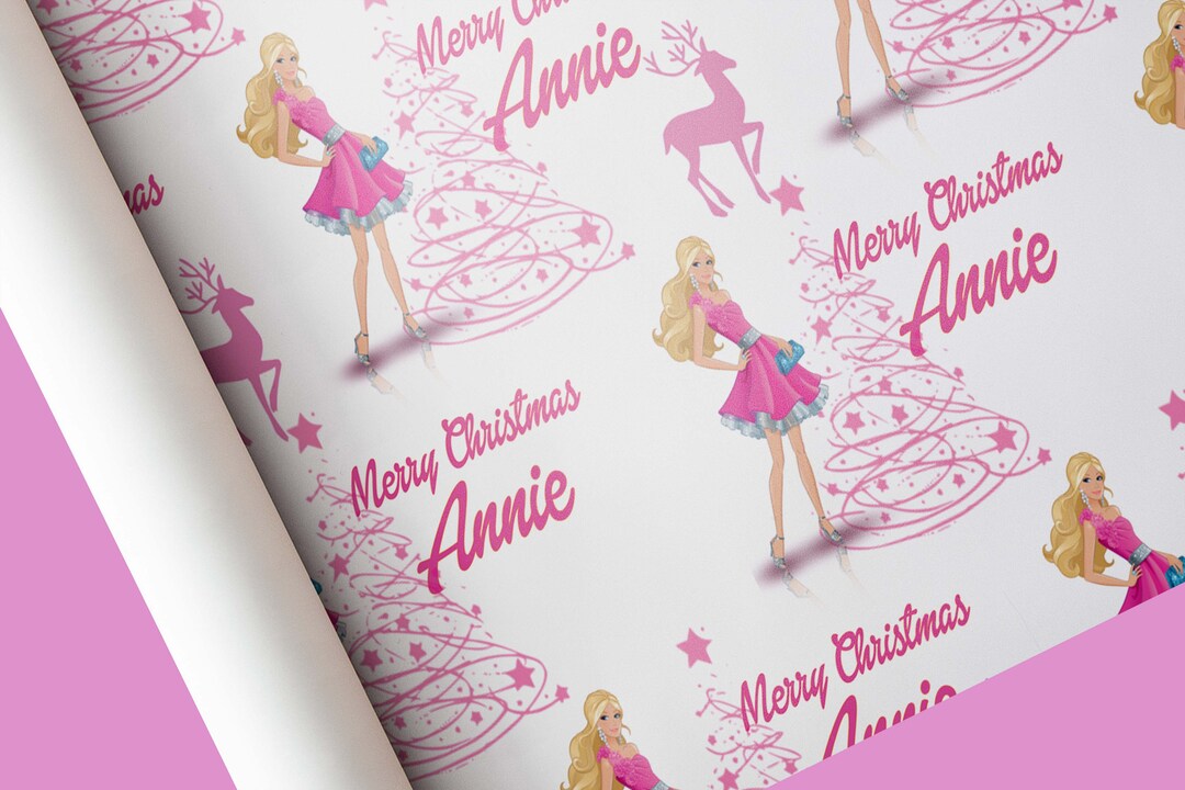 Barbie Christmas Wrapping Paper 