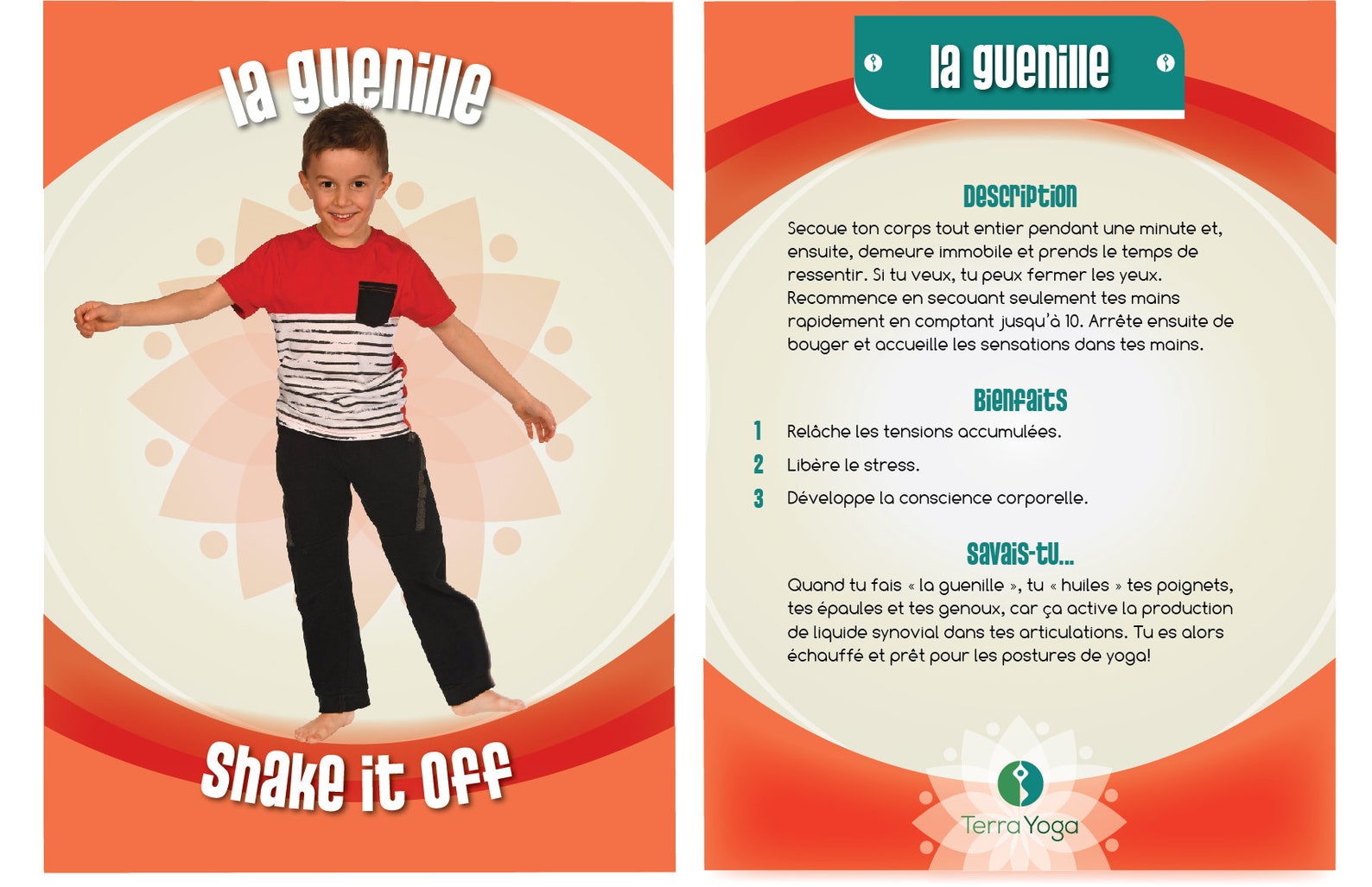 Cartes de yoga pour enfants Jeu de yoga pour enfants Cartes - Etsy France