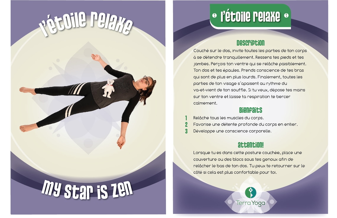 Cartes de yoga pour enfants Jeu de yoga pour enfants Cartes - Etsy France