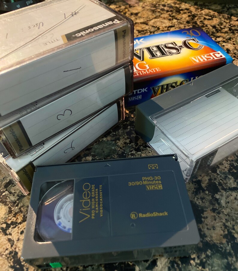 Convert Your VHSC Tapes and Digital Upload Etsy