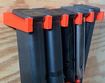 Wall-Mount Pistol Magazine Holder