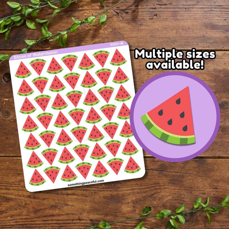 Watermelon Stickers - Etsy