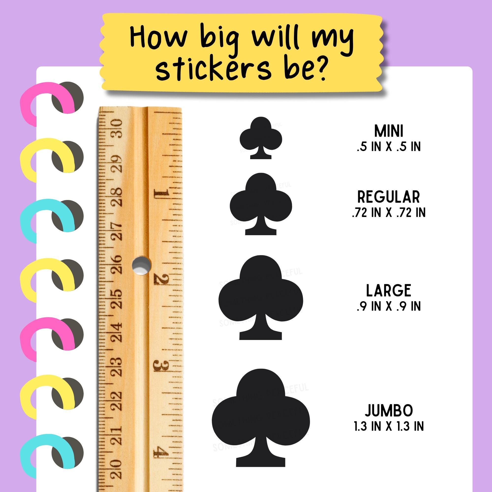 Club Card Suit Stickers - Multiple Sizes, Matte or Glossy - Etsy