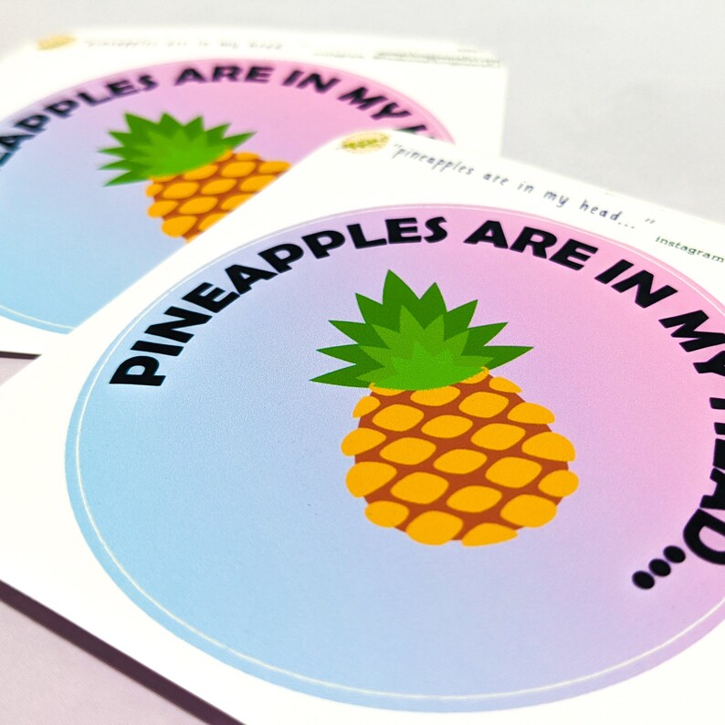 Pineapples Are in My Head... Glass Animals Inspired Etsy