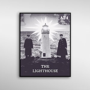 The Lighthouse Digital Collage | A24 Horror Movie Poster