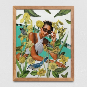 Birds of a Feather | Vintage Collage Print