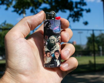 Vintage Handmade Collage Lighter | "Star Wars: Episode V - The Empire Strikes Back"