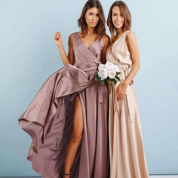 Mauve Maxi Dress - Etsy