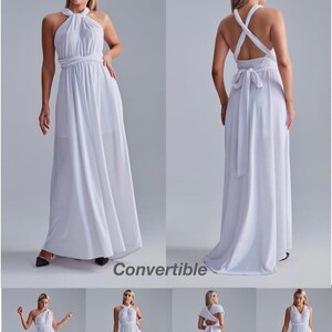 Infinity Dress White Etsy