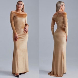 Bcbg long deals sleeve gown