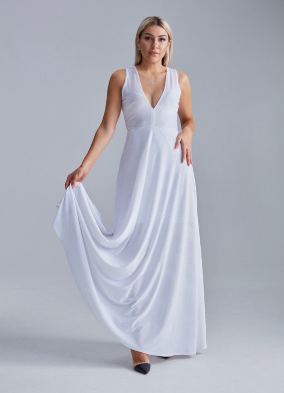 Velvet and cheap net gowns