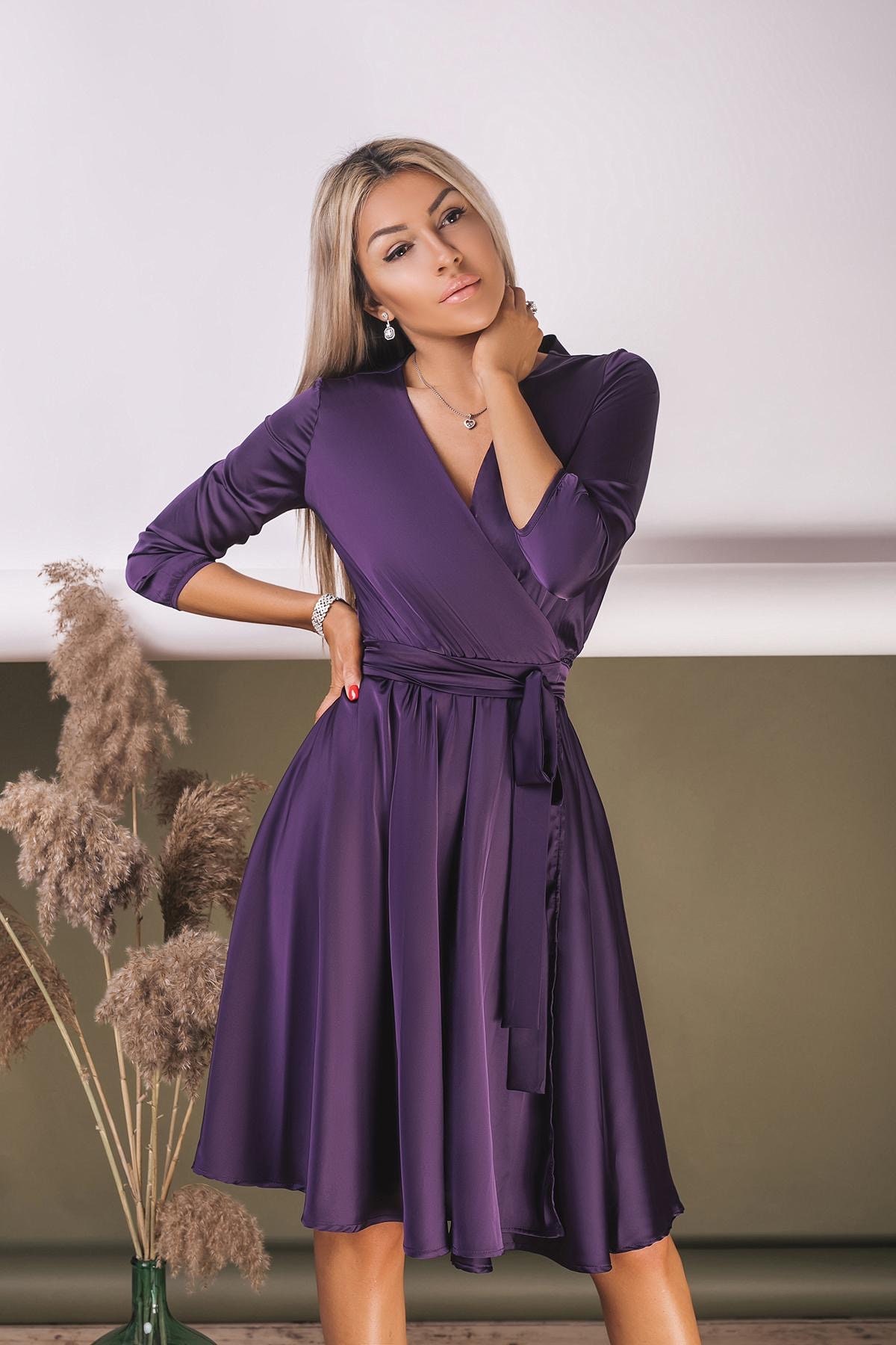 deep purple dress