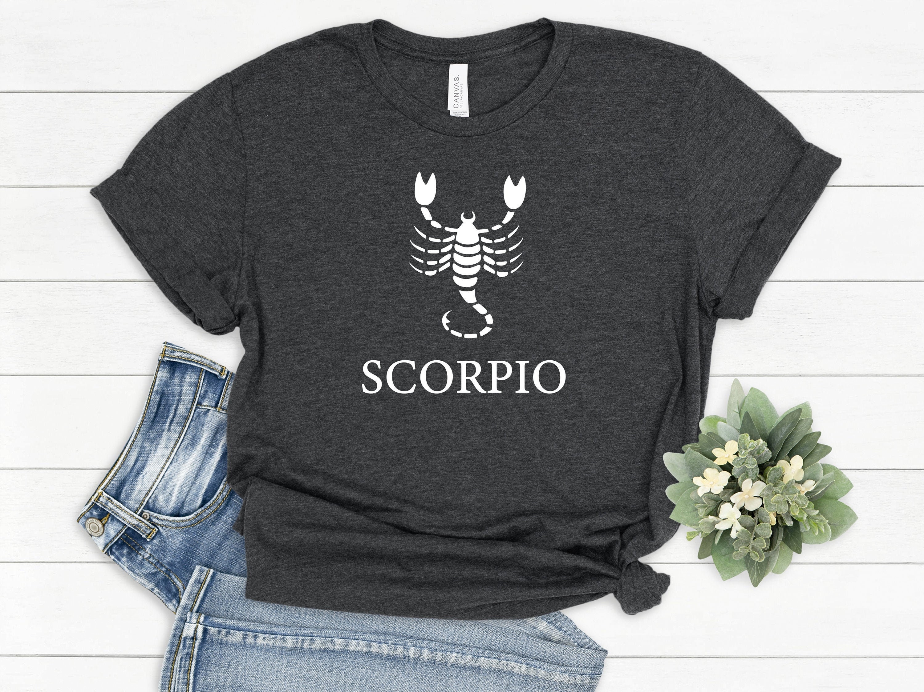 Scorpio Shirt Scorpio Zodiac Horoscope Shirt Scorpio Gift | Etsy