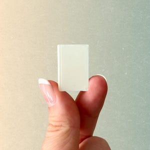 Miniatyrboksämnen, PLA-boksidor i skala 1:12, 4 mm - för Comfort Creations DIY Mini-bokhylla