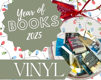 Vinyl Design - Add-On for Year of Books Miniature Book Holiday Ornament