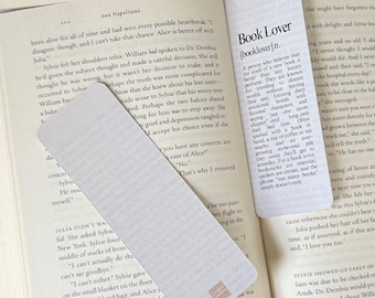 Book Lover Bookmark