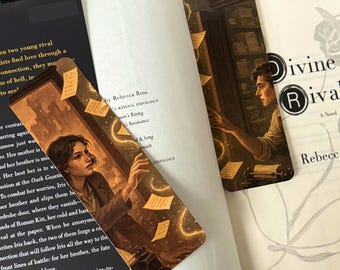 Marcador de livro inspirado em livros para casais