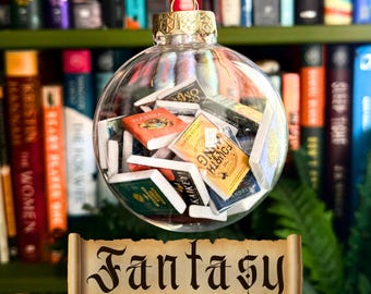 Fantasy Miniature Books Ornament