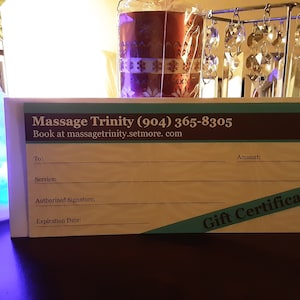 Massage Gift Certificates