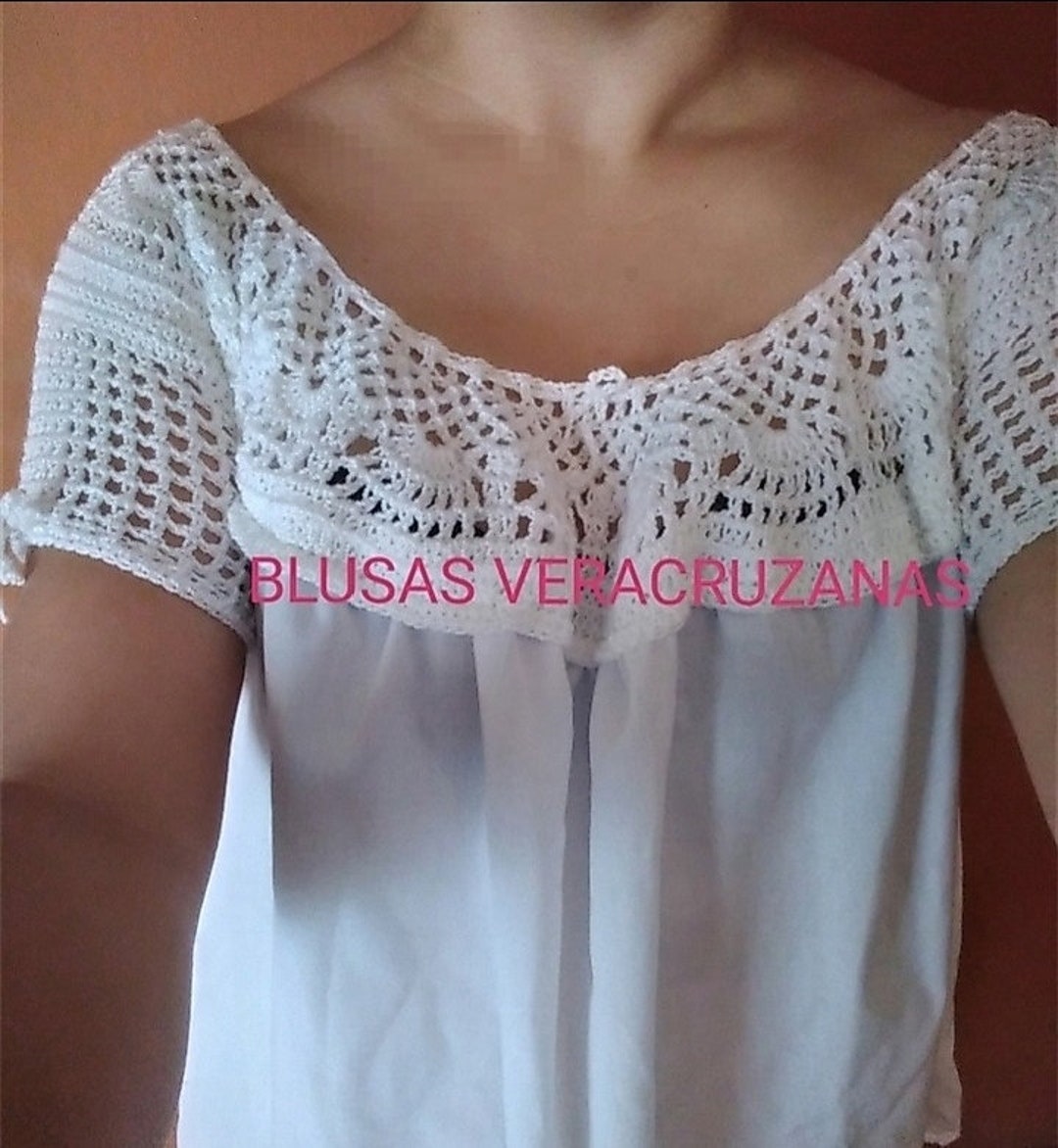 Blouses Jarochas Mexican Blouses Veracruz Blouses Crochet - Etsy Blouses Jarochas Mexican Blouses Veracruz Blouses Crochet - Etsy