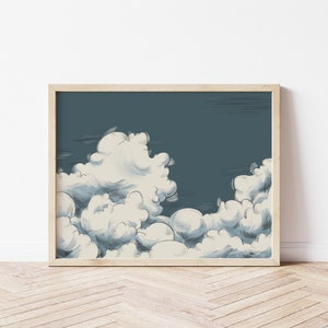 Fluffy Cloud Art Print