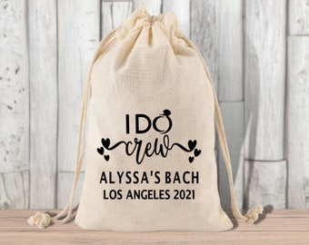 Personalized Hangover Kit Bag – Bachelorette Party Favor, I Do Crew