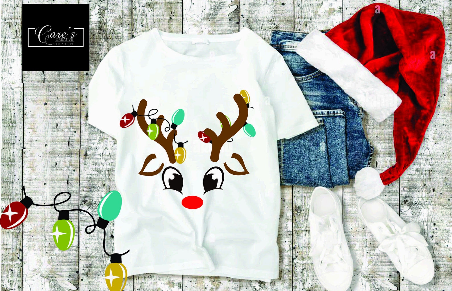 CUTE Reindeer Faces SVG/ Cut File/ Cricut/ Silhouette - Etsy