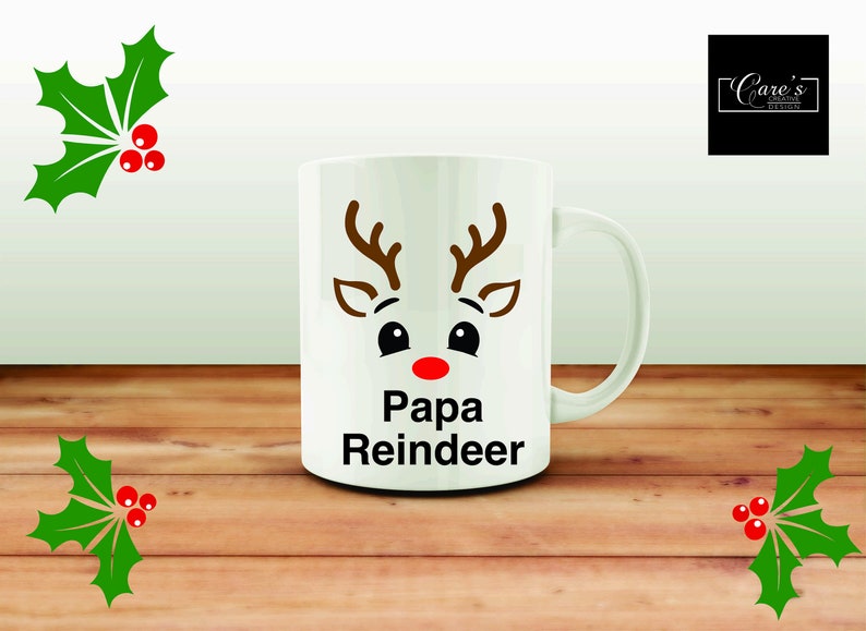 CUTE Reindeer Faces SVG/ Cut File/ Cricut/ Silhouette - Etsy