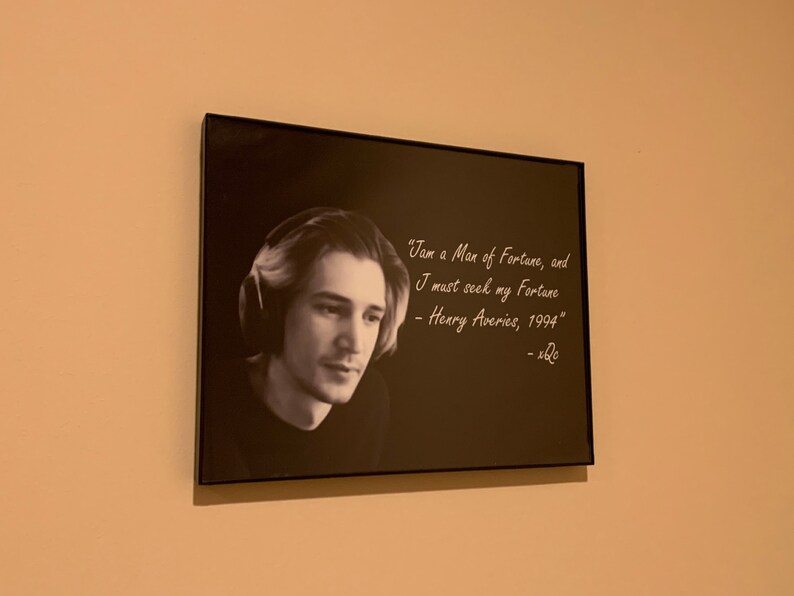 Xqc Poster jam a Man Twitch Streamer Quote for Etsy