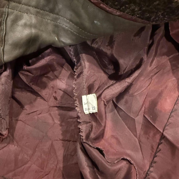 Vintage 70s Embroidered Shearling Afghan Coat - image 3
