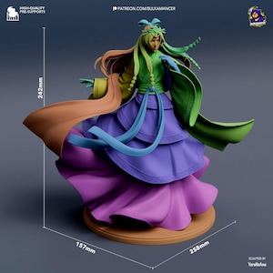 Jinshi Figure DIY Kit | The Apothecary Diaries Fan Art | Unpainted 8K Resin |  258mm 1/8 Scale