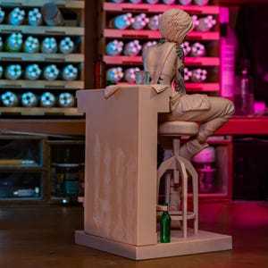 Judy Alvarez Braindancer Tech - Kit de estatueta em resina sem pintura de Cyberpunk 2077 - Escala 1/8, 211 mm (8,3 pol.) - Estátua impressa em 3D para fãs imagem 17