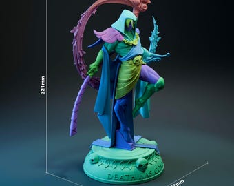 Thanatos, Deus da Morte - Hades Supergigante, Kit de Estatueta em Resina sem Pintura - Escala 1/8, 321 mm (12,6 pol.) - Estátua Impressa em 3D para Fãs