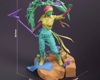 Kit de figuras Sciel Expedition 33 / Resina 8K sin pintar / Base Treasure / Escala 1/8 de 267 mm