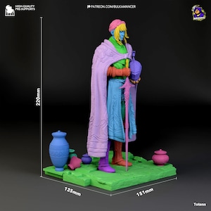 Needle Knight Leda Figure DIY Kit | Elden Ring Fan Art | Shadow of the Erdtree | Unpainted 8K Resin | 220mm 1/8 Scale | Two Faces Available